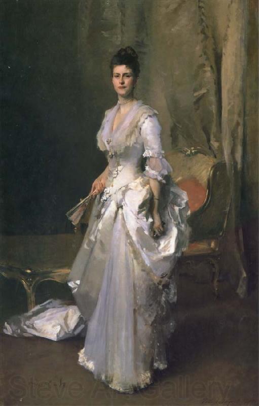 John Singer Sargent Mrs Henry White Norge oil painting art
